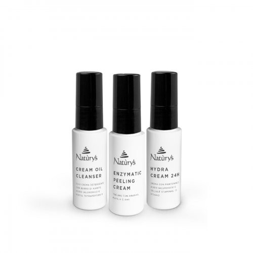 Naturys Drėkinamasis veido priežiūros rinkinys Face Moisturizing Face Box Minisize