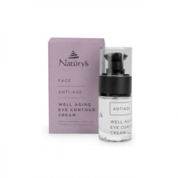 Naturys Akių kontūro kremas su kofeinu ir peptidais Well Aging Eye Contour Cream