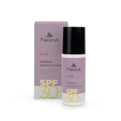 Naturys Dieninis veido kremas su niacinamidu, nasturtėmis ir SPF30 Face Anti-Age Urban Protection Cream SPF30