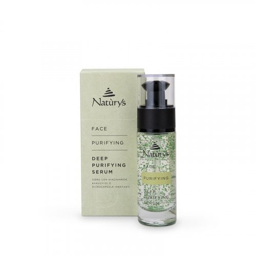 Naturys Balansuojamasis serumas mišriai ir riebiai odai Face Deep Purifying Serum