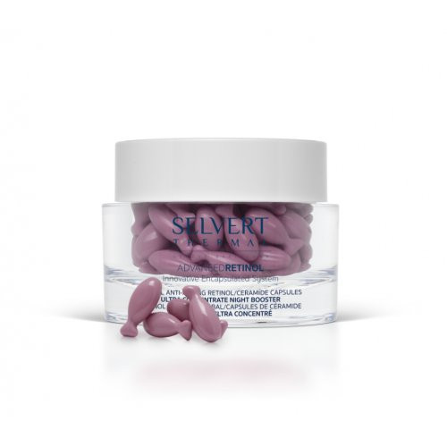 Selvert Thermal Ultra koncentruotos naktinės kapsulės su retinoliu ir keramidais Global Anti-Ageing Retinol Ceramide Capsules