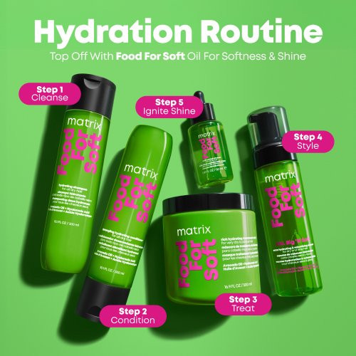 Matrix Drėkinamosios apimties suteikiančios putos Food For Soft XXL Volumizing Mousse
