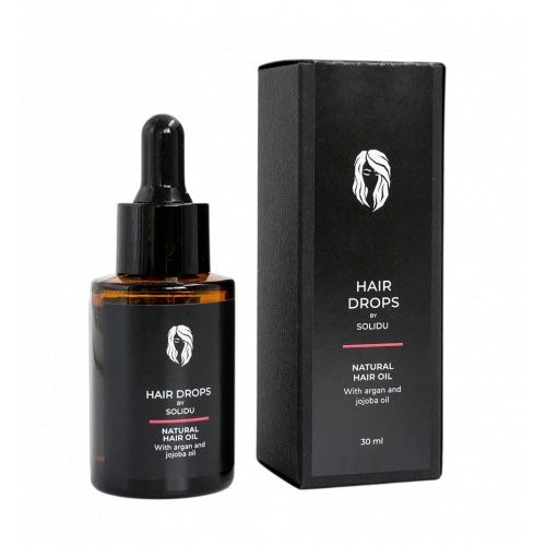 SOLIDU Natūralus plaukų aliejus sausiems galiukams Hair Drops for Split Ends