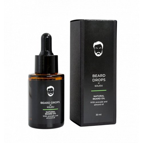 SOLIDU Natūralus barzdos aliejus Beard Drops