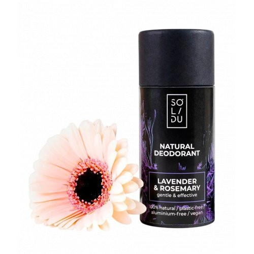 SOLIDU Natūralus dezodorantas su levandomis ir rozmarinais Lavender & Rosemary Natural Deodorant