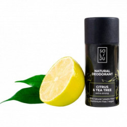 SOLIDU Natūralus dezodorantas su citrusais ir arbatmedžiu Citrus & Tea Tree Natural Deodorant