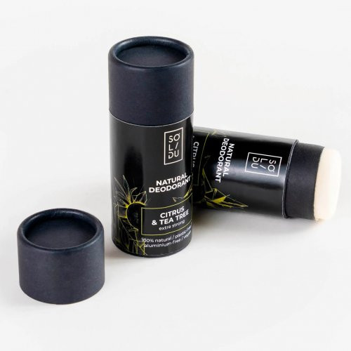 SOLIDU Natūralus dezodorantas su citrusais ir arbatmedžiu Citrus & Tea Tree Natural Deodorant