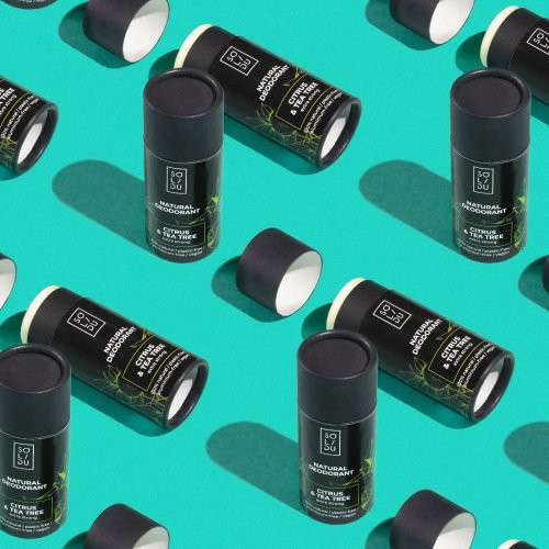 SOLIDU Natūralus dezodorantas su citrusais ir arbatmedžiu Citrus & Tea Tree Natural Deodorant