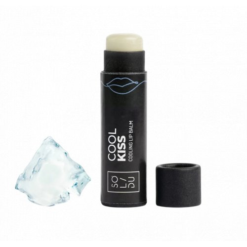 SOLIDU Natūralus veganiškas lūpų balzamas su vėsinančiu pojūčiu COOLKiss Natural Vegan Lip Balm