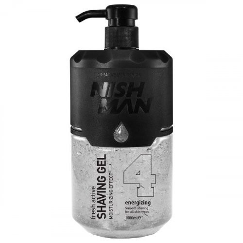 Nishman Bespalvis skutimosi gelis Clear Shaving Gel