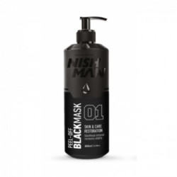 Nishman Juoda nulupama veido kaukė Black Peel Off Face Mask