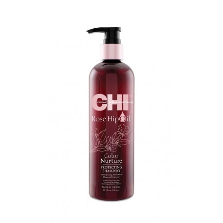 Šampūnas dažytiems plaukams su erškėtrožių aliejumi Chi Rose Hip