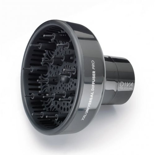Universalus XXL plaukų džiovintuvo difuzorius XXL Pro Diffuser Black