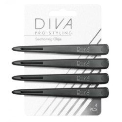 Diva Pro Styling Profesionalūs plaukų skirstymo segtukai Sectioning Clips
