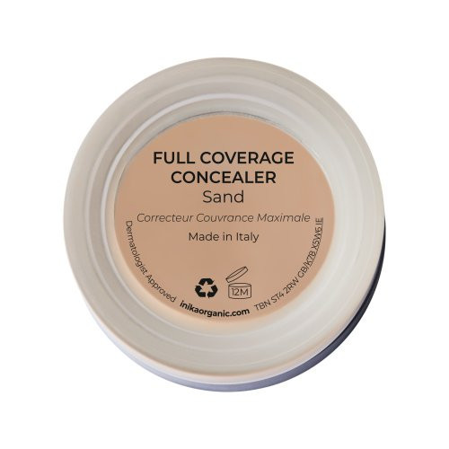 Inika Organic Stipriai maskuojanti veido priemonė Full Coverage Concealer