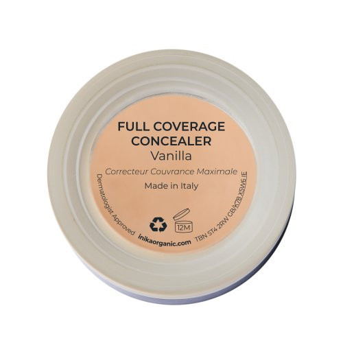 Inika Organic Stipriai maskuojanti veido priemonė Full Coverage Concealer