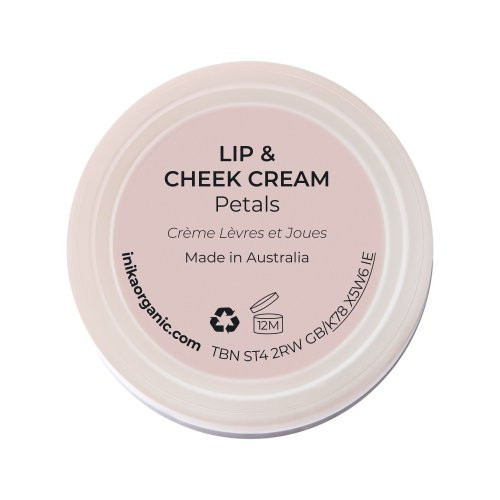 Inika Organic Sertifikuotas ekologiškas lūpų ir skruostų kremas Certified Organic Lip & Cheek Cream
