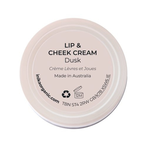 Inika Organic Sertifikuotas ekologiškas lūpų ir skruostų kremas Certified Organic Lip & Cheek Cream