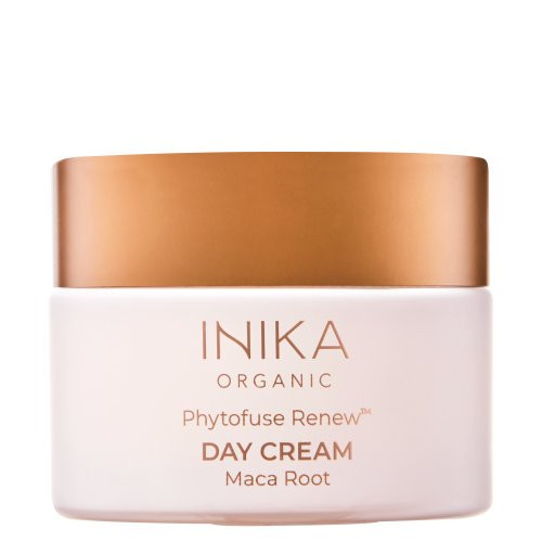 Inika Organic Drėkinamasis dieninis veido kremas su maca šaknimi Phytofuse Renew Day Cream