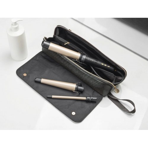 Diva Pro Styling Kelioninis plaukų formavimo prietaisų dėklas su karščiui atspariu kilimėliu Travel Bag With Heat Protection Mat