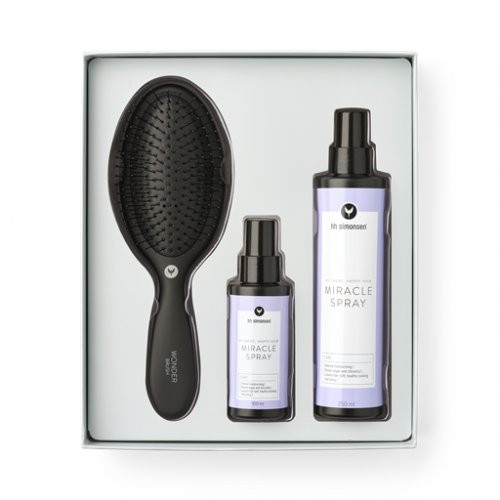 HH Simonsen Plaukų priežiūros ir formavimo dovanų rinkinys Hi There, Happy Hair Miracle Spray Hair Gift Box