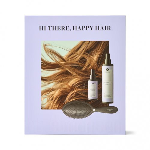 HH Simonsen Plaukų priežiūros ir formavimo dovanų rinkinys Hi There, Happy Hair Miracle Spray Hair Gift Box