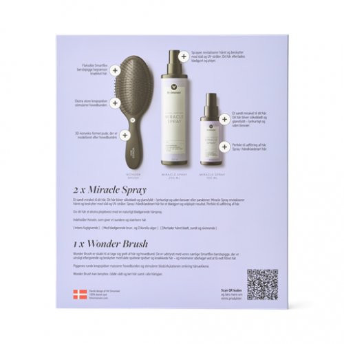 HH Simonsen Plaukų priežiūros ir formavimo dovanų rinkinys Hi There, Happy Hair Miracle Spray Hair Gift Box