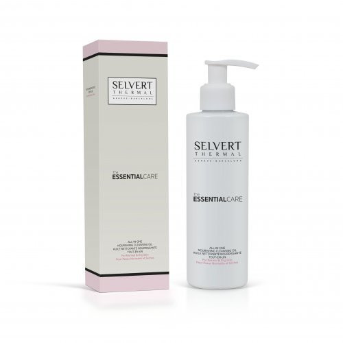 Švelnus maitinamasis aliejinis veido prausiklis sausai, normaliai ir brandžiai odai All-in-One Nourishing Cleansing Oil 200ml