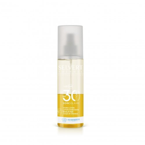 Dvifazė drėkinamoji apsauginė dulksna kūnui ir plaukams SPF 30 Sun Care Hydro-Lotion Body & Hair 200ml