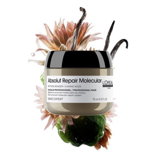 L'Oréal Professionnel Plaukų kaukė stipriai pažeistiems plaukams. Absolut Repair Molecular Mask