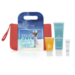 Selvert Thermal Vasarinis odos priežiūros rinkinys kosmetinėje Summer Pouch Set