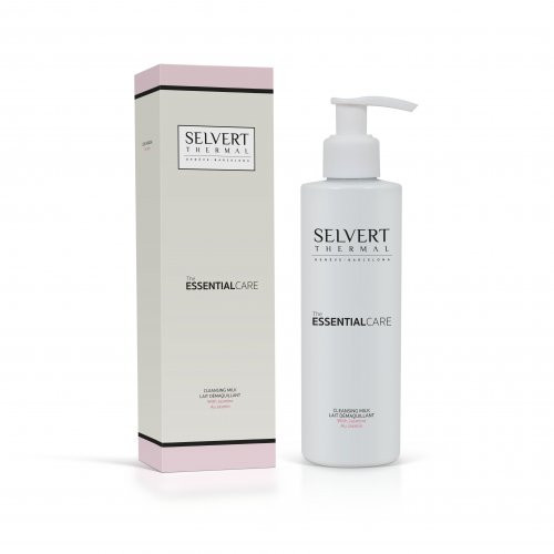 Selvert Thermal Švelnus valomasis veido pienelis su jazminų ekstraktu sausai ir jautriai odai Cleansing Milk With Jasmine