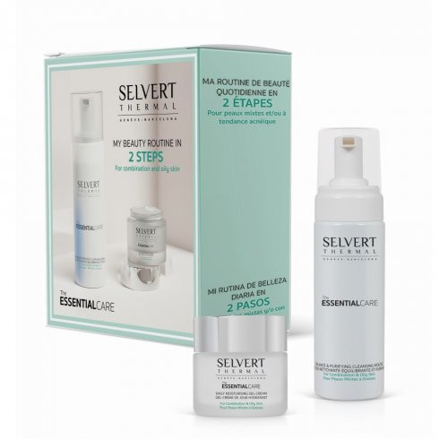 Veido priežiūros rinkinys mišriai ir riebiai odai Pack My Beauty Routine Combination & Oily Skin Rinkinys
