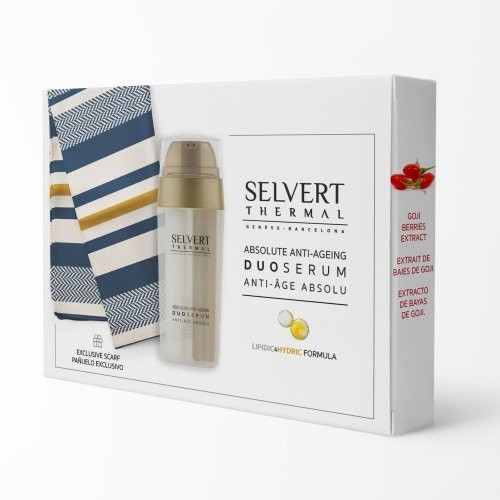 Dvifazis veido serumas prieš odos senėjimo požymius su satino skarele Absolute Anti-Ageing Duo Serum 30ml