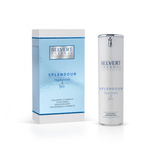 Drėkinamasis ir stangrinamasis veido serumas su hialurono rūgštimi ir vitaminu B3 Splendour Hyaluronic & Vitamin B3 Plump Serum 30ml