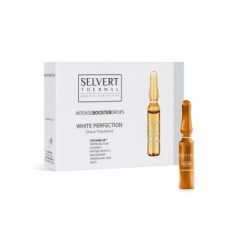 Selvert Thermal Intensyvus skaistinamasis veido koncentratas ampulėse pigmentinių dėmių matomumui mažinti Intense Booster Drops - White Perfection