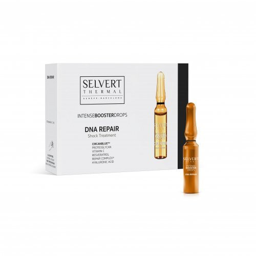 Atkuriamasis veido koncentratas ampulėse su resveratroliu Intense Booster Drops - DNA Repair 10 vnt. x 2ml