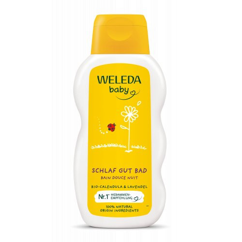 Weleda Raminamoji priemonė kūdikio vonelei Calendula Good Night Bath