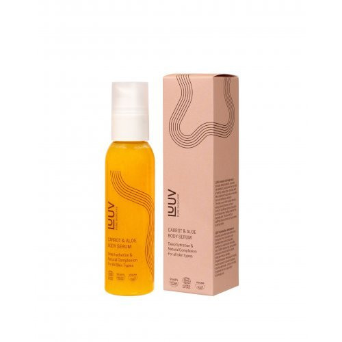 Natūralus sausas morkų aliejus su alavijais Natural Carrot Dry Oil with Aloe Vera 100 ml