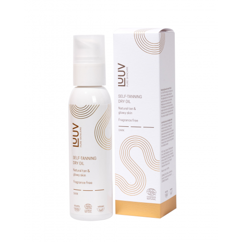 Tamsus sausas savaiminio įdegio aliejus Self Tanning Dry Oil Dark 100 ml