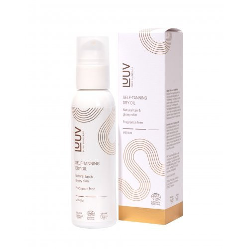 Vidutinio tamsumo sausas savaiminio įdegio aliejus Self Tanning Dry Oil Medium 100 ml
