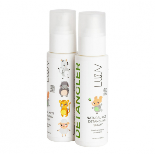 Natūralus vaikiškas purškiklis besiveliantiems plaukams Natural kids detangling spray 100 ml