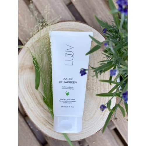 Luuv Aloe Vera Body Cream Kūno kremas su alaviju