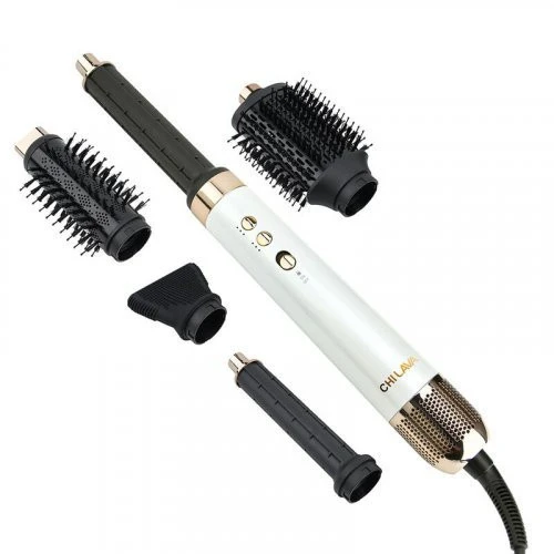 Daugiafunkcinis plaukų džiovinimo ir formavimo prietaisas LAVA AirGlam Multi Styler White, 1 vnt.