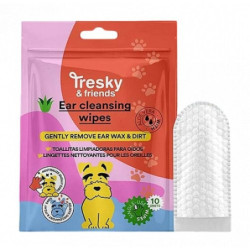 Tresky & Friends Ausų valomosios servetėlės augintiniams Pet Ear Cleansing Wipes