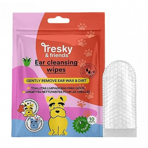 Ausų valomosios servetėlės augintiniams Pet Ear Cleansing Wipes 10 vnt.