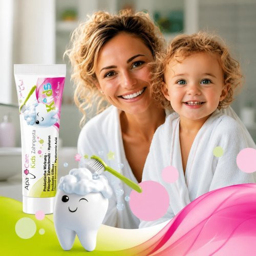 ApaCare Vaikiška dantų pasta 0-6 metų vaikams KIDS Toothpaste 0-6 Years