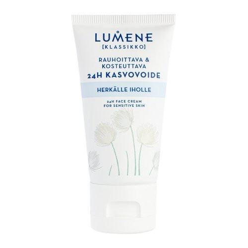 Drėkinamasis ir raminamasis kremas jautriai odai Klassikko 24H Face Cream for Sensitive Skin 50ml 