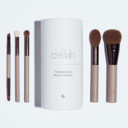Delilah Penkių makiažo šepetėlių rinkinys The Essential 5 Brush Collection