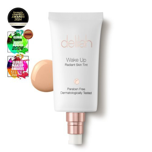 Delilah Švytėjimo suteikiantis tonuojantis veido kremas Wake Up Radiant Skin Tint